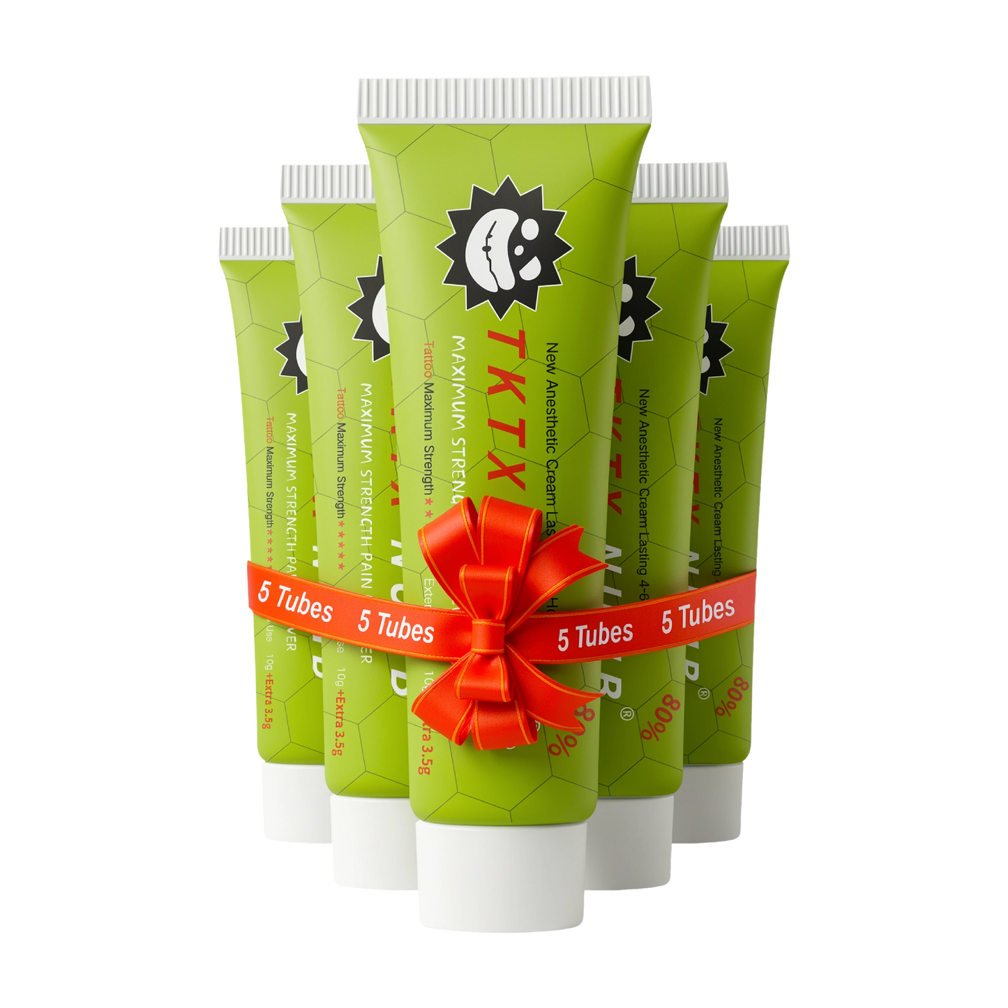 TKTX Numbing Cream 5 Tube Set (Buy 5 get 3 FREE)